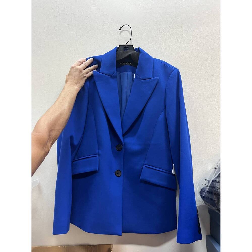 NEW IRIS SETLAKWE women's semi-fitted jacket in regal blue